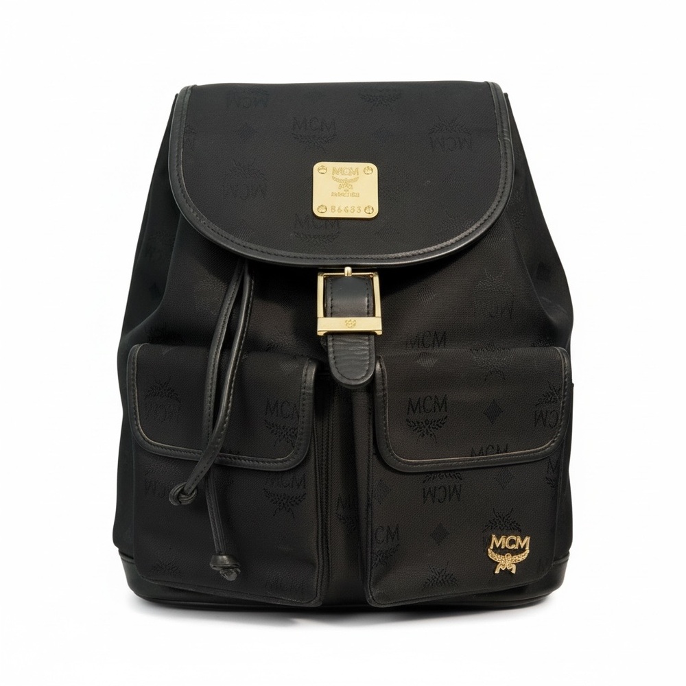 MCM Black Backpack